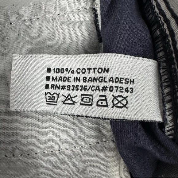 Ecko Unltd Navy Blue Men's 12.5” Inseam Size 34 Cargo Shorts 100% Cotton - Picture 8 of 8